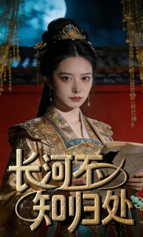 短剧《长河不知归处》海报