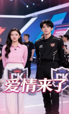 短剧《爱情来了》海报