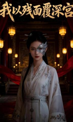 短剧《我以残面覆深宫》海报