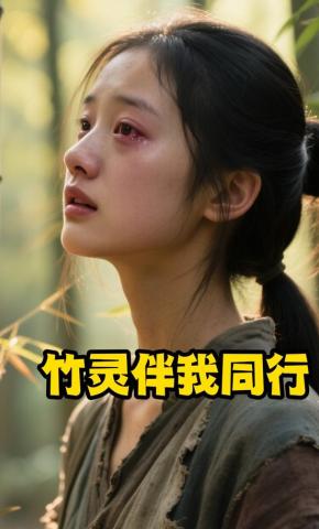 短剧《竹灵伴我同行》海报