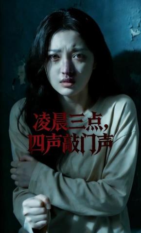 短剧《凌晨三点，四声敲门声》海报