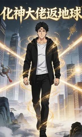 短剧《化神大佬返地球》海报