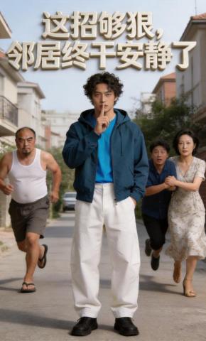 短剧《这招够狠，邻居终于安静了》海报