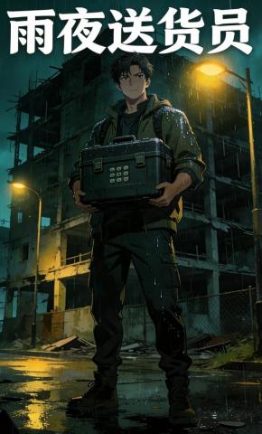 短剧《雨夜送货员》海报