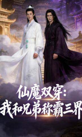 短剧《仙魔双穿：我和兄弟称霸三界》海报