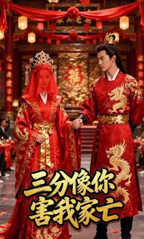 短剧《三分像你害我家亡》海报