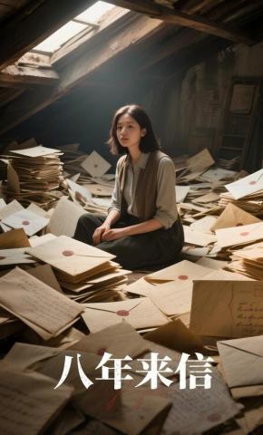短剧《八年来信》海报