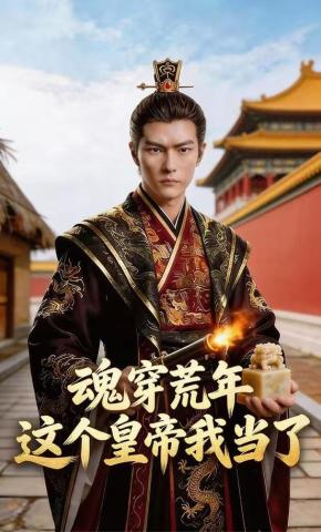 短剧《魂穿荒年这个皇帝我当了》海报