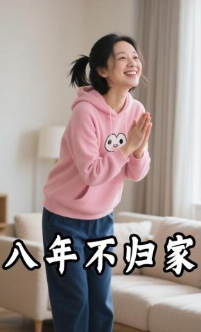 短剧《八年不归家》海报