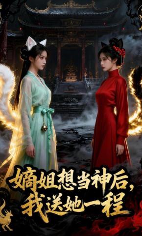 短剧《嫡姐想当神后，我送她一程》海报