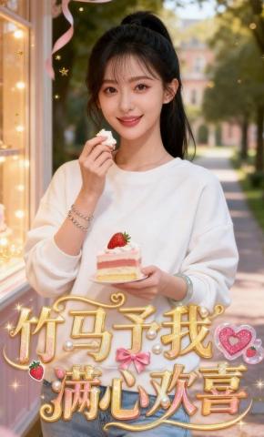 短剧《竹马予我满心欢喜》海报