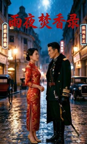 短剧《雨夜焚香录》海报