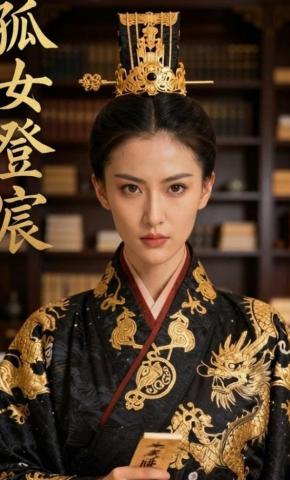 短剧《孤女登宸》海报