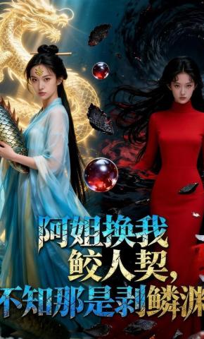 短剧《阿姐换我鲛人契，不知那是剥鳞渊》海报