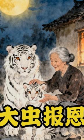 短剧《大虫报恩》海报