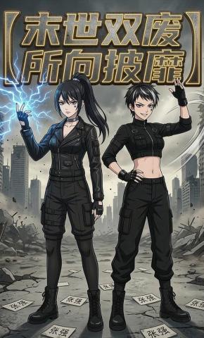 短剧《末世双废所向披靡》海报