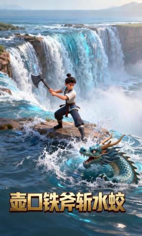 短剧《壶口铁斧斩水蛟》海报
