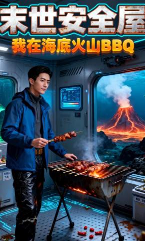 短剧《末世安全屋：我在海底火山BBQ》海报