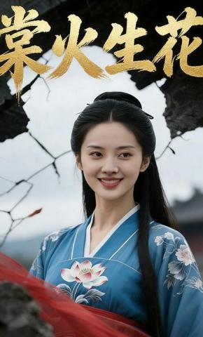 短剧《棠火生花》海报