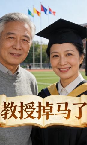 短剧《教授掉马了》海报