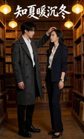 短剧《知夏暖沉冬》海报