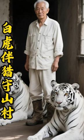 短剧《白虎伴猎守山村》海报