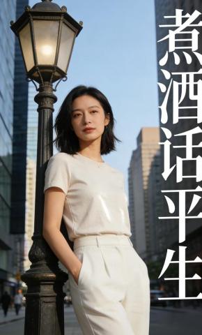 短剧《煮酒话平生》海报