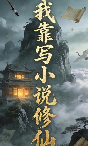 短剧《我靠写小说修仙》海报