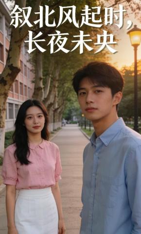 短剧《叙北风起时，长夜未央》海报