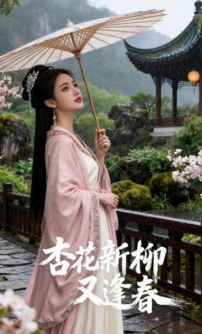 短剧《杏花新柳又逢春》海报