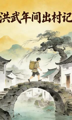 短剧《洪武年间出村记》海报