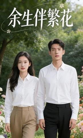 短剧《余生伴繁花》海报
