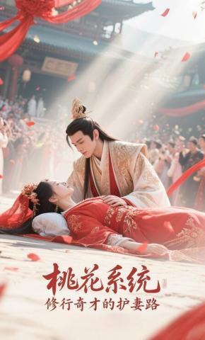 短剧《桃花系统，修行奇才的护妻路》海报