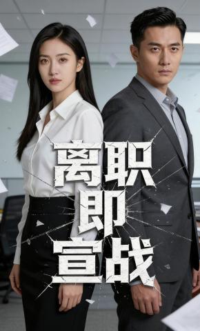 短剧《离职即宣战》海报