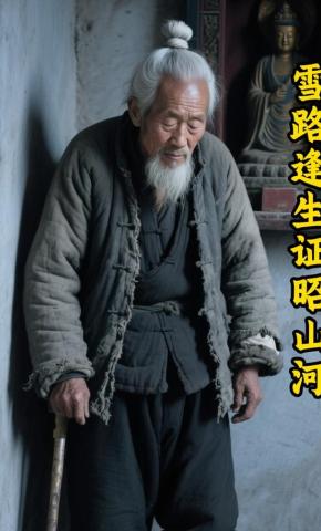 短剧《雪路逢生证昭山河》海报