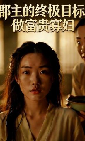 短剧《郡主的终极目标：做富贵寡妇》海报