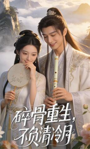 短剧《碎骨重生，不负清冷月》海报