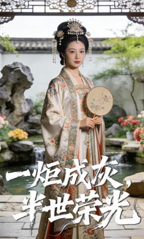 短剧《一炬成灰，半世荣光》海报