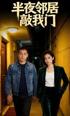 短剧《半夜邻居敲我门》海报