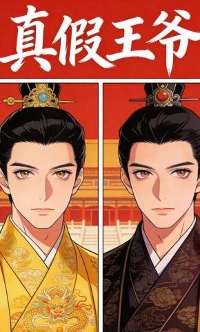 短剧《真假王爷》海报