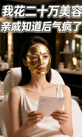 短剧《我花二十万美容亲戚知道后气疯了》海报