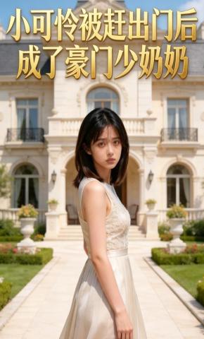 短剧《小可怜被赶出门后，成了豪门少奶奶》海报