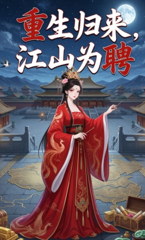 短剧《重生归来，江山为聘》海报