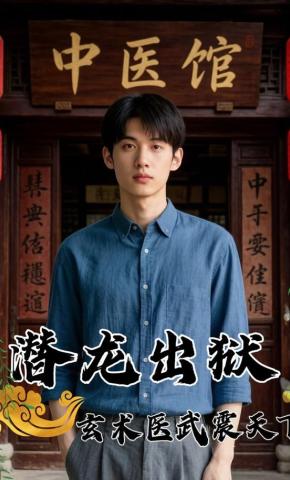 短剧《潜龙出狱，玄术医武震天下》海报