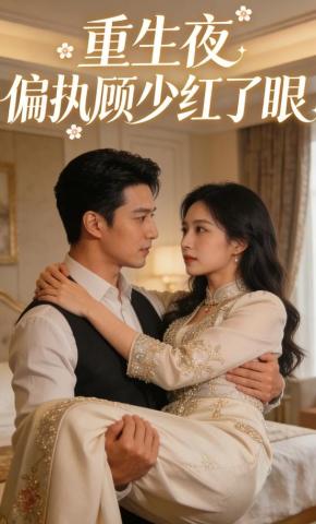 短剧《重生夜，偏执顾少红了眼》海报