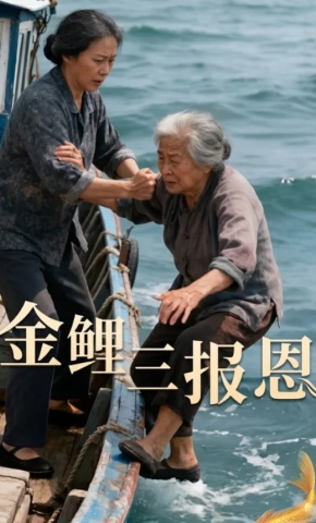 短剧《金鲤三报恩》海报