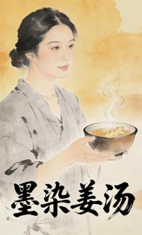 短剧《墨染姜汤》海报