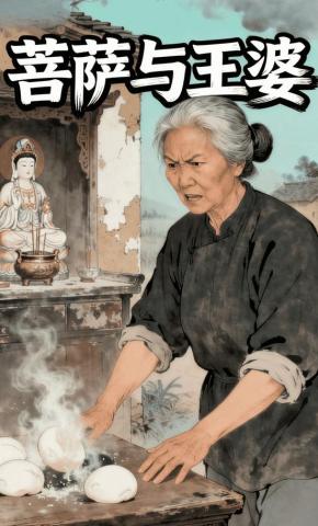 短剧《菩萨与王婆》海报