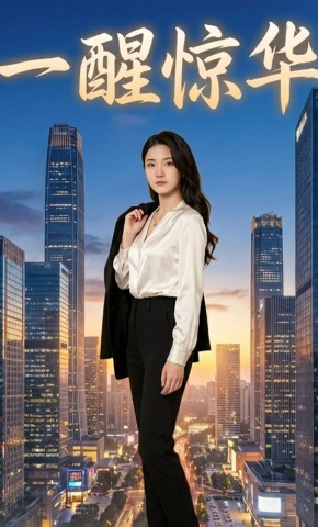 短剧《一醒惊华》海报