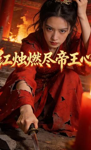 短剧《红烛燃尽帝王心》海报